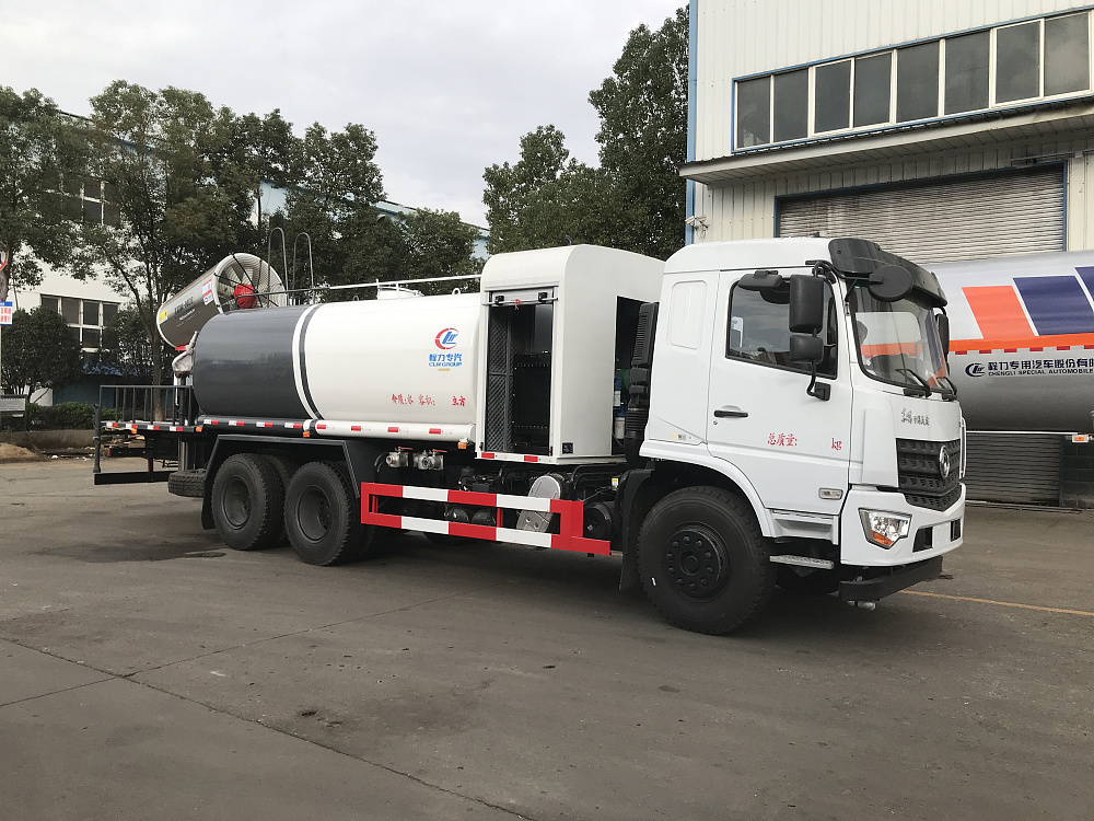 東風(fēng)專底D3L后雙橋抑塵車國(guó)六16立方/50-120米霧炮